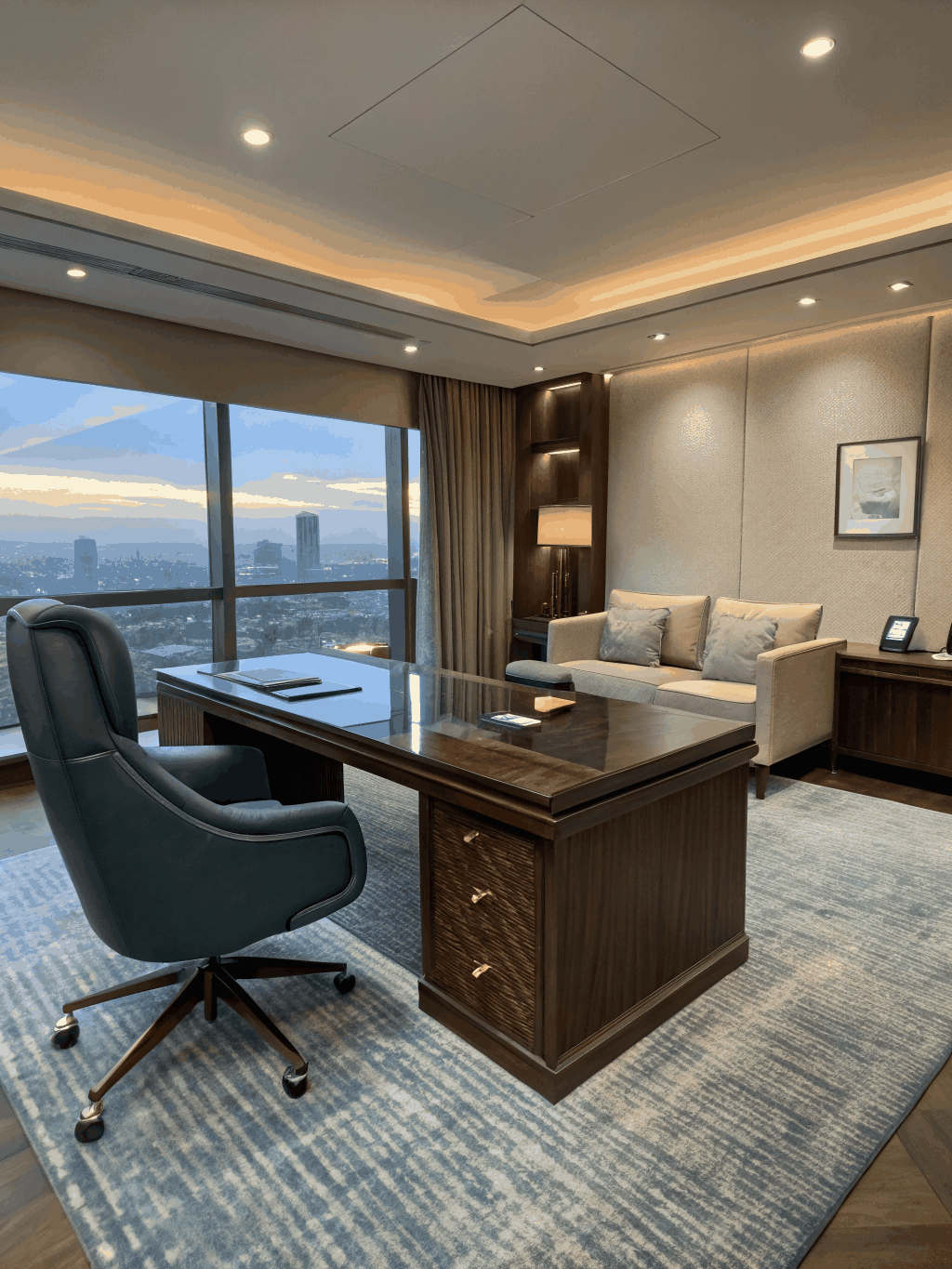 Luxury private office setting